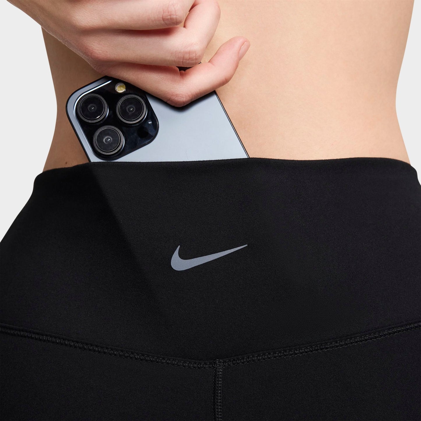 Women's Nike One High-Waisted 5" Biker Shorts - Black