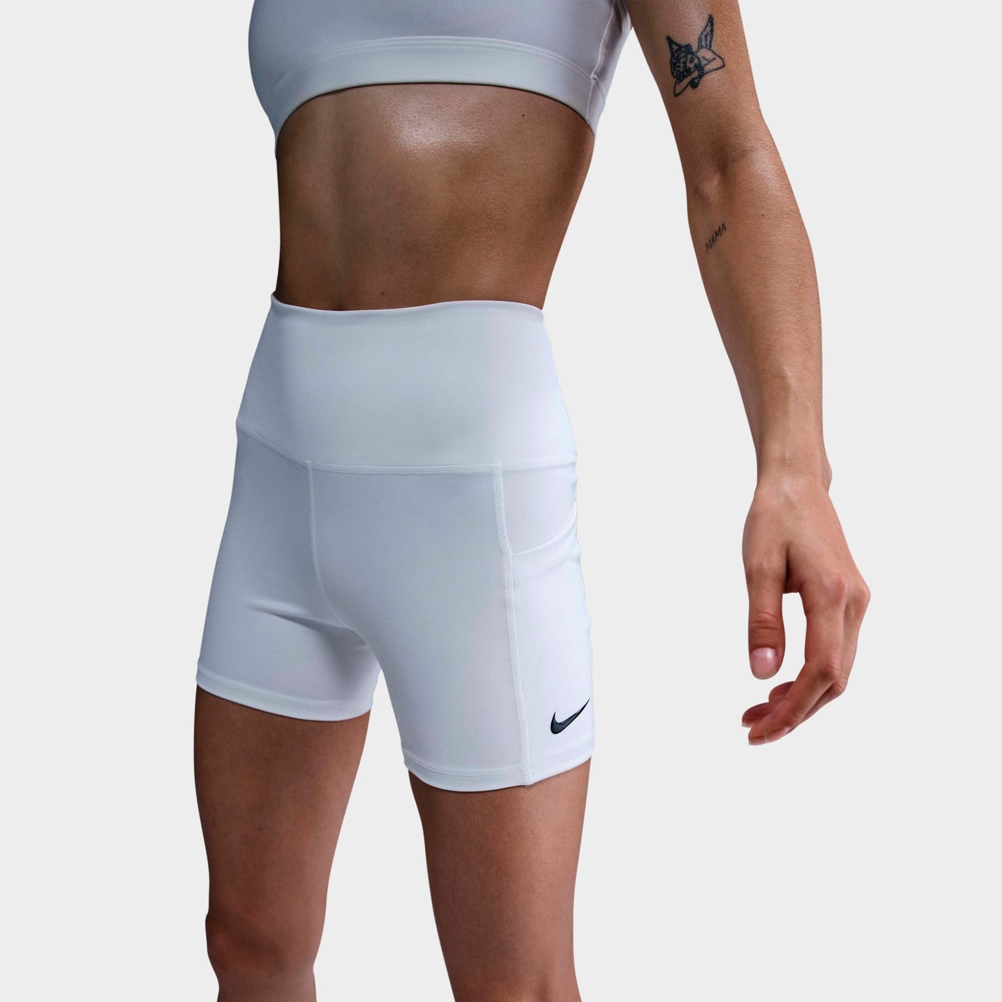 Women's NikeCourt Dri-FIT Tennis Shorts - White/Black