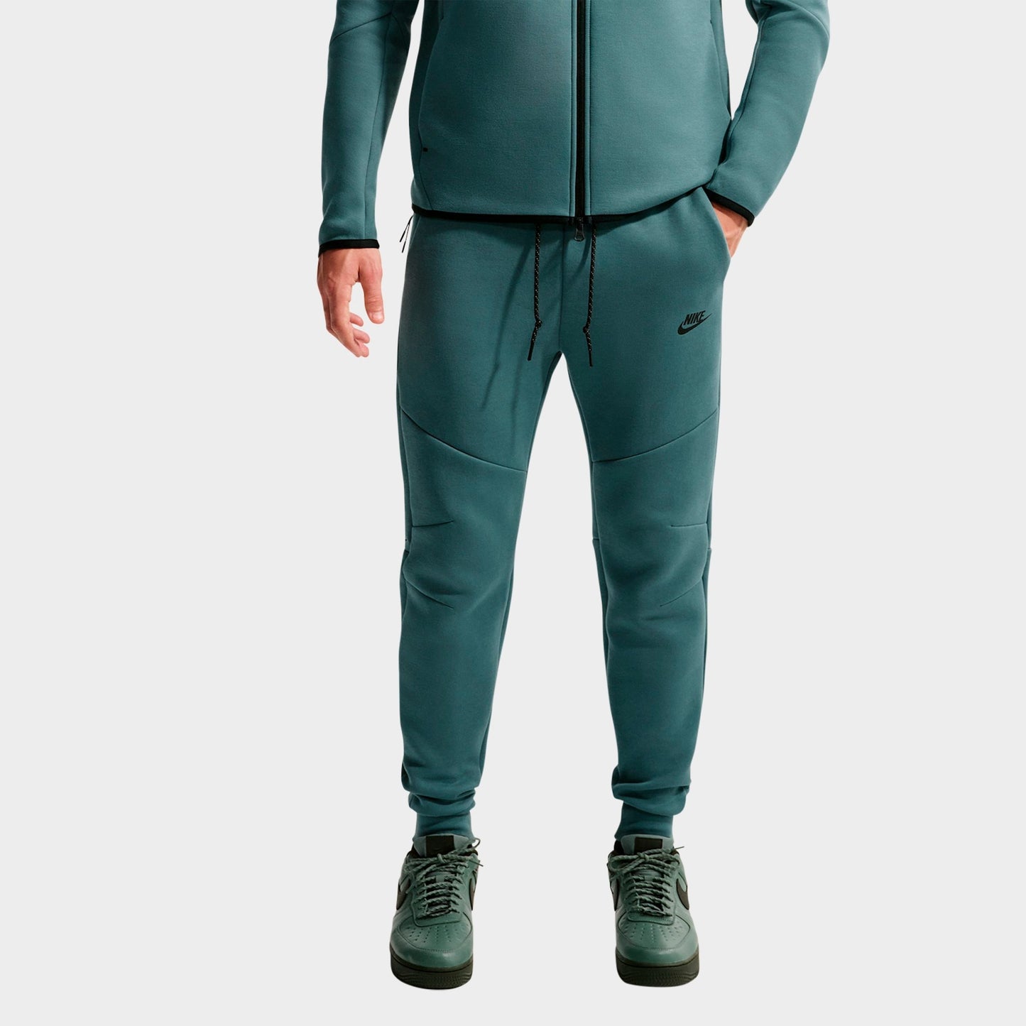 Men's Nike Tech Fleece Jogger Pants - Mineral Slate/Black