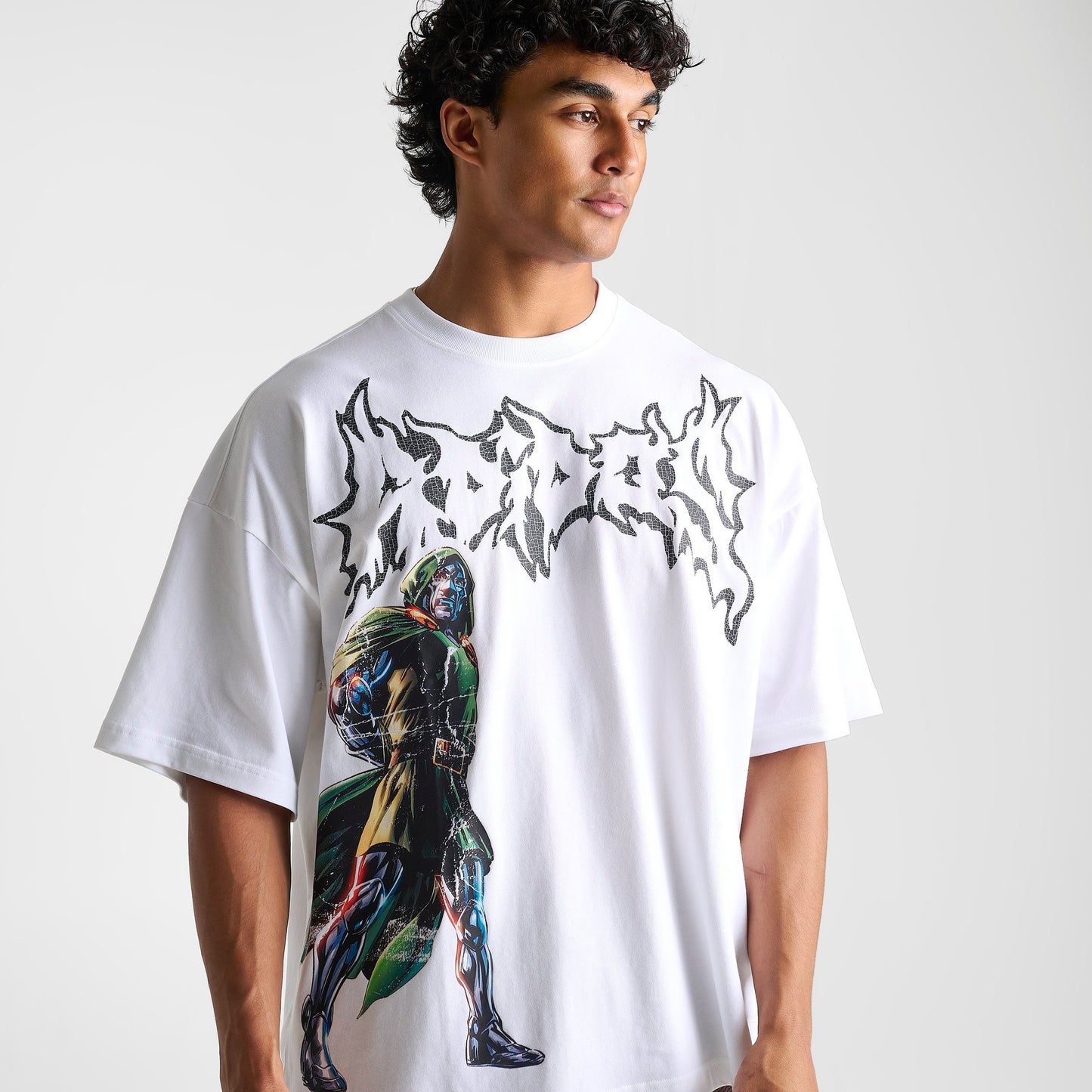 Men's adidas x Marvel Doom Graphic T-Shirt - White