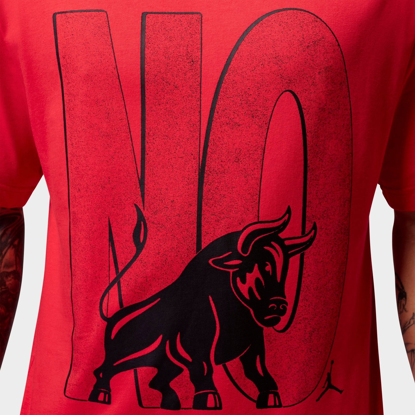 Men's Jordan Brooklyn Toro Graphic T-Shirt - Fire Red