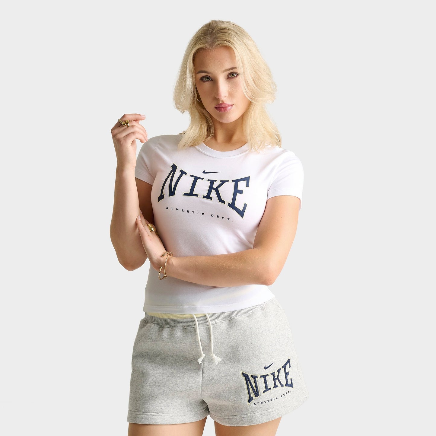 Women's Nike Sportswear Slim Mod Crop T-Shirt - White