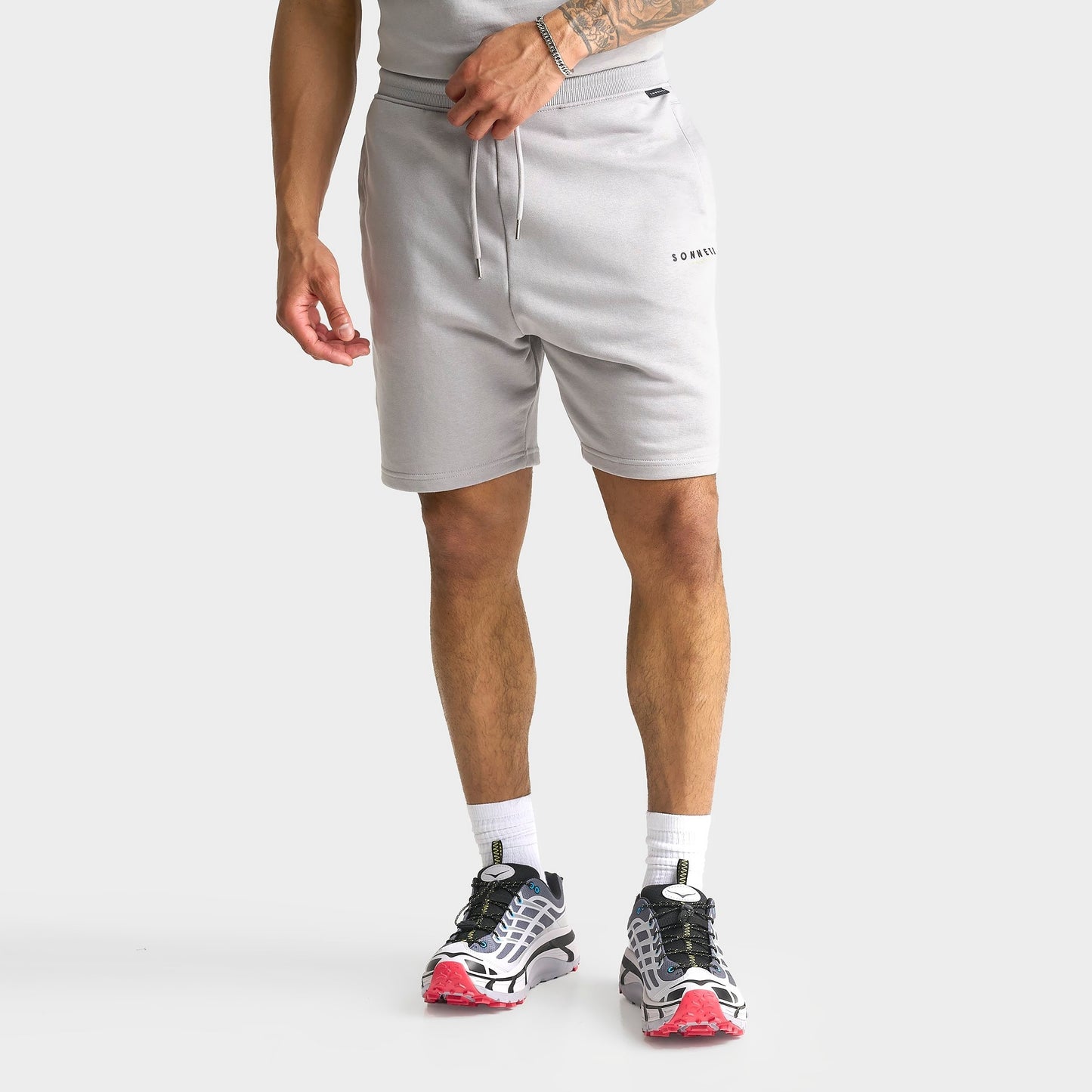 Men's Sonneti French Terry 7" Brom Shorts - Formal Grey/Black/White
