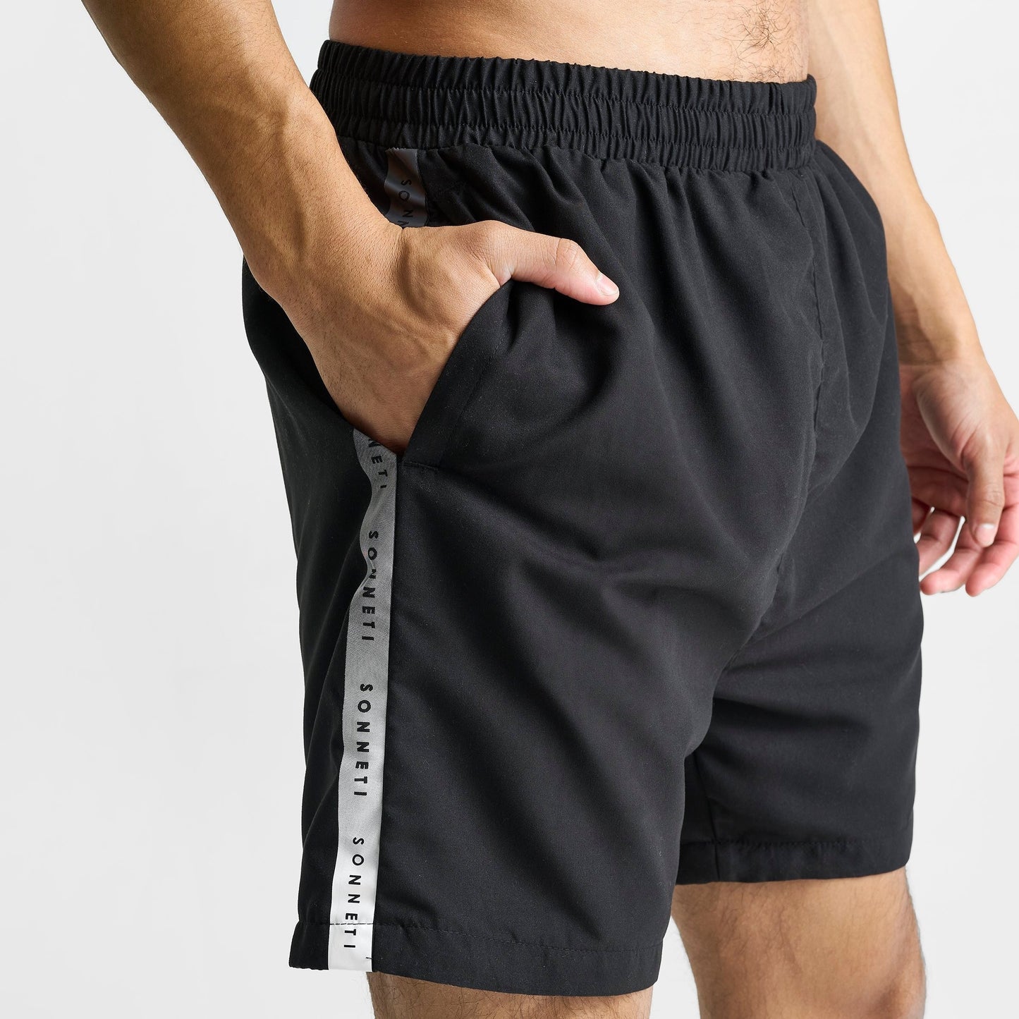 Men's Sonneti London Fade Swim Shorts - Black/Grey