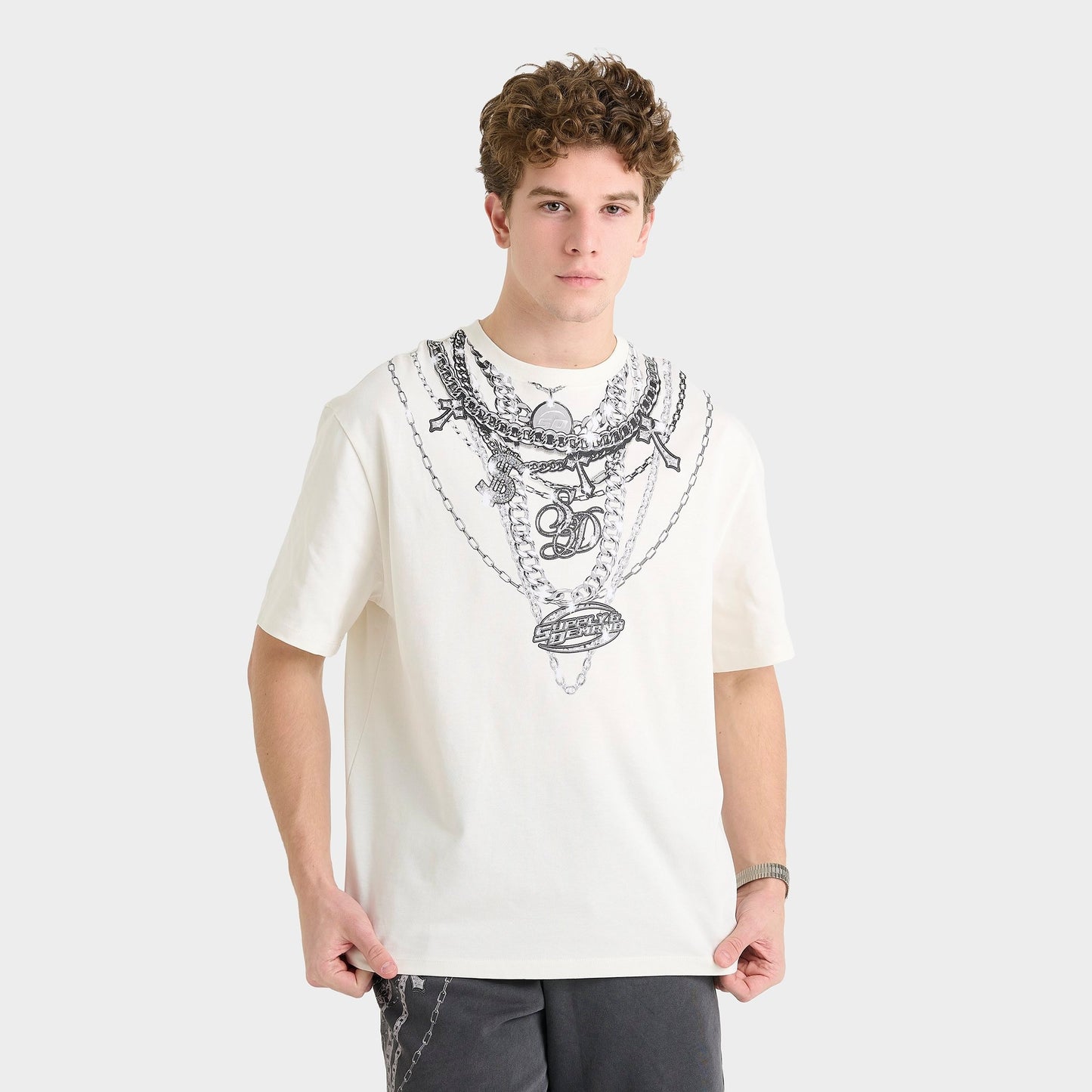 Men's Supply & Demand Chainz Graphic T-Shirt - White