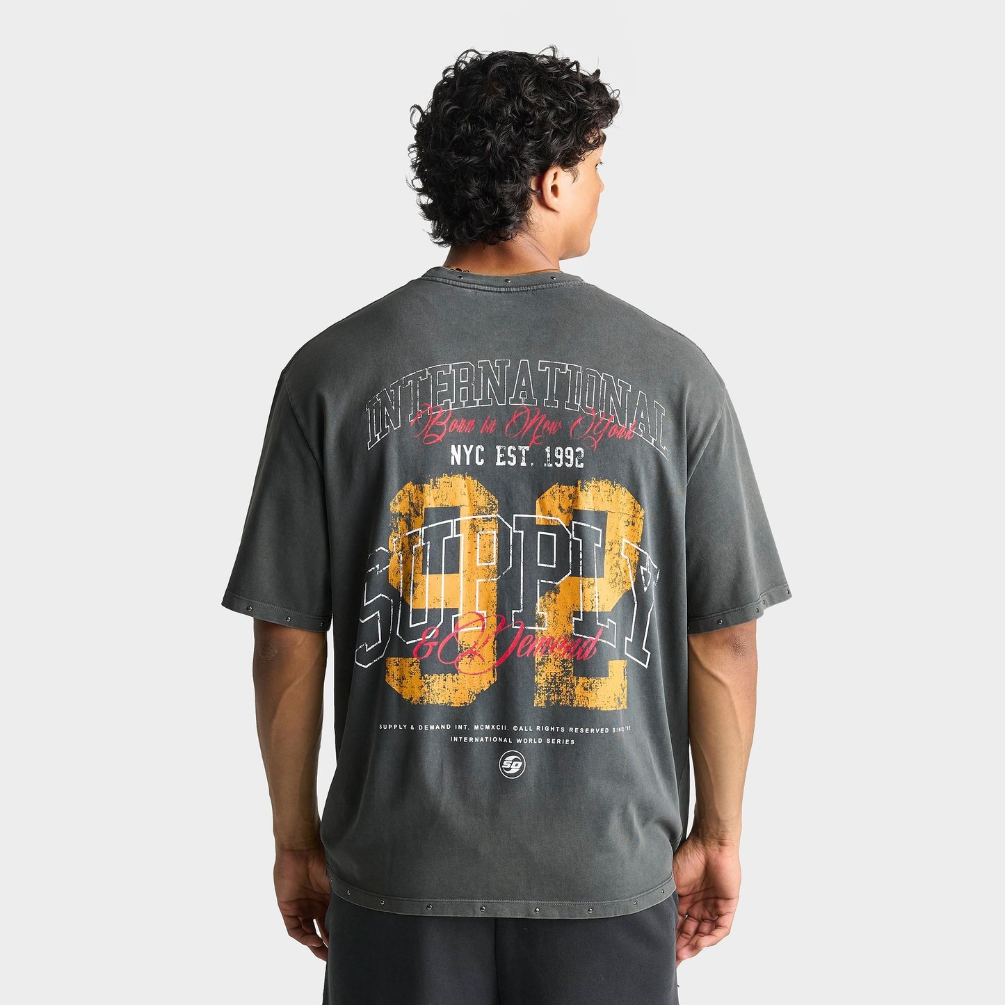 Men's Supply & Demand Transfer T-Shirt - Volcanic Ash
