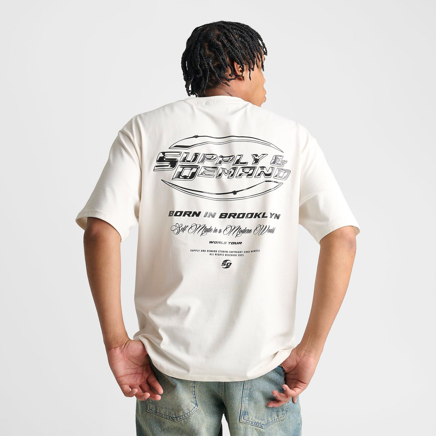 Men's Supply & Demand Mirage Graphic T-Shirt - White