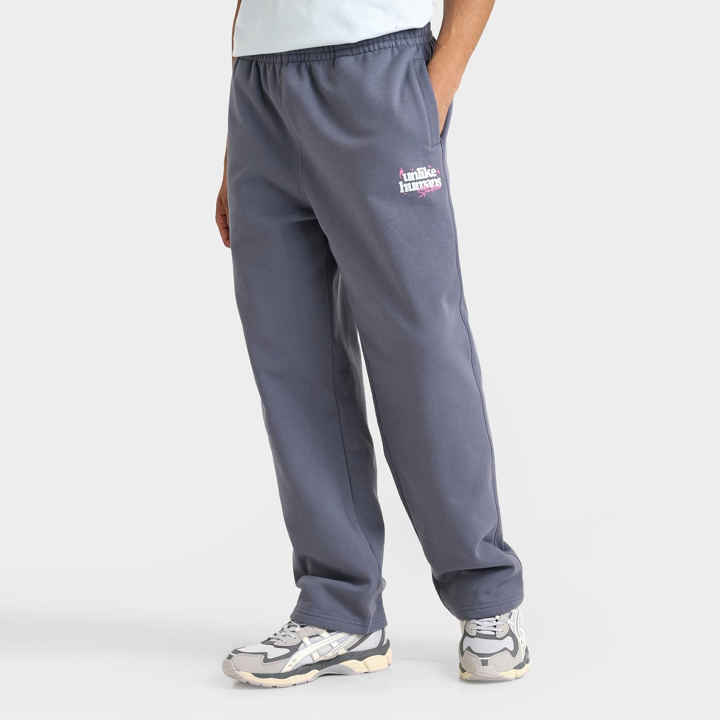 Men's Unlike Humans Crafted Fleece Sweatpants - Dark Grey