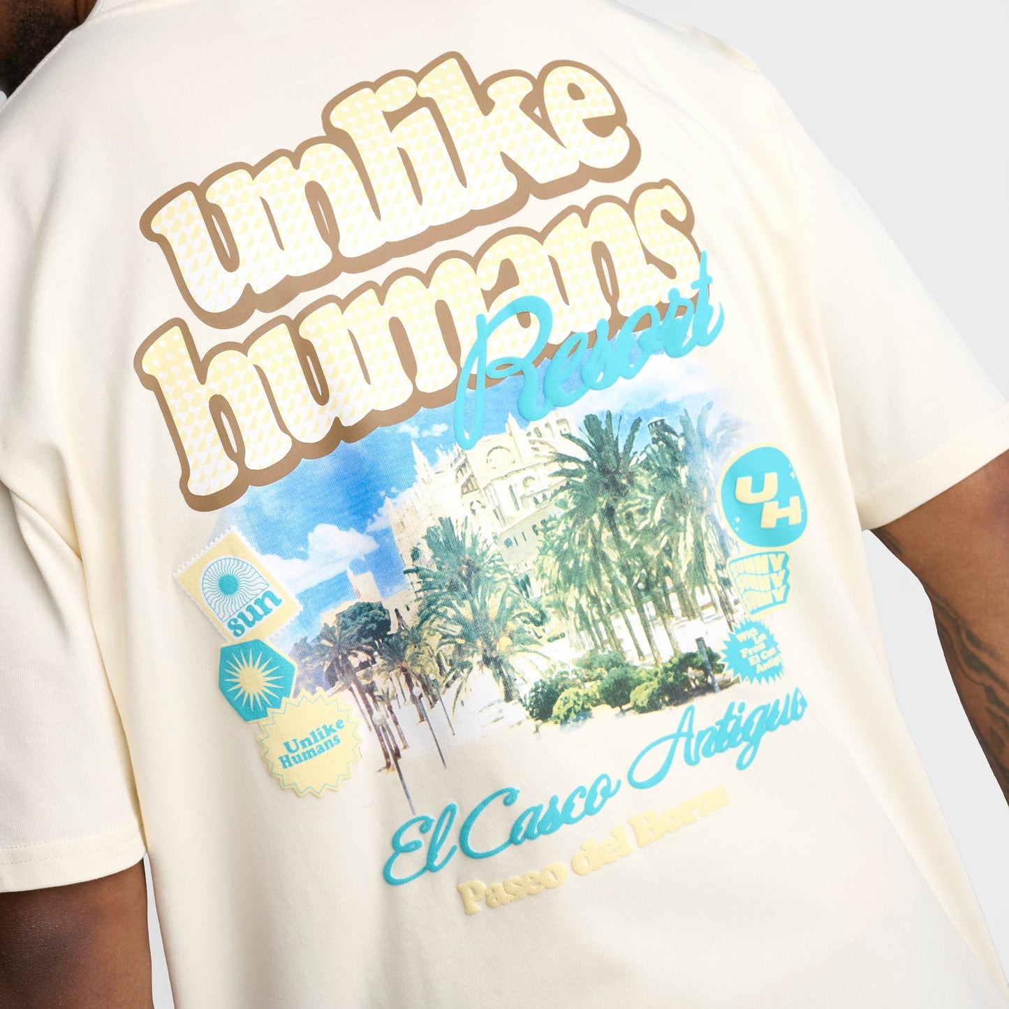 Men's Unlike Humans Resort T-Shirt - Cream