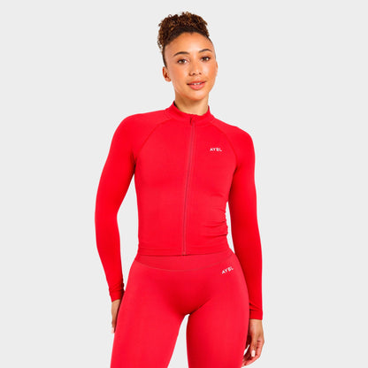 Women's AYBL Adapt Seamless Full-Zip Jacket - Salsa Red