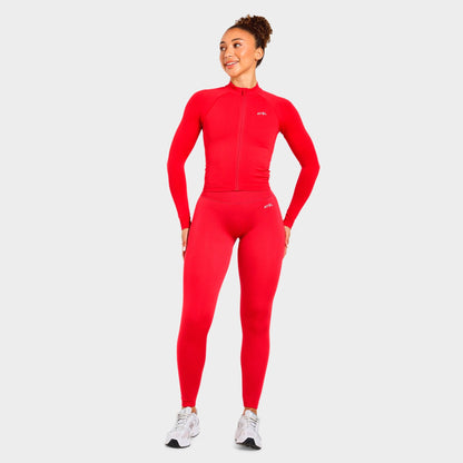 Women's AYBL Adapt Seamless Full-Zip Jacket - Salsa Red