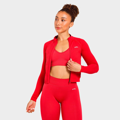 Women's AYBL Adapt Seamless Full-Zip Jacket - Salsa Red