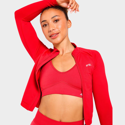 Women's AYBL Adapt Seamless Full-Zip Jacket - Salsa Red