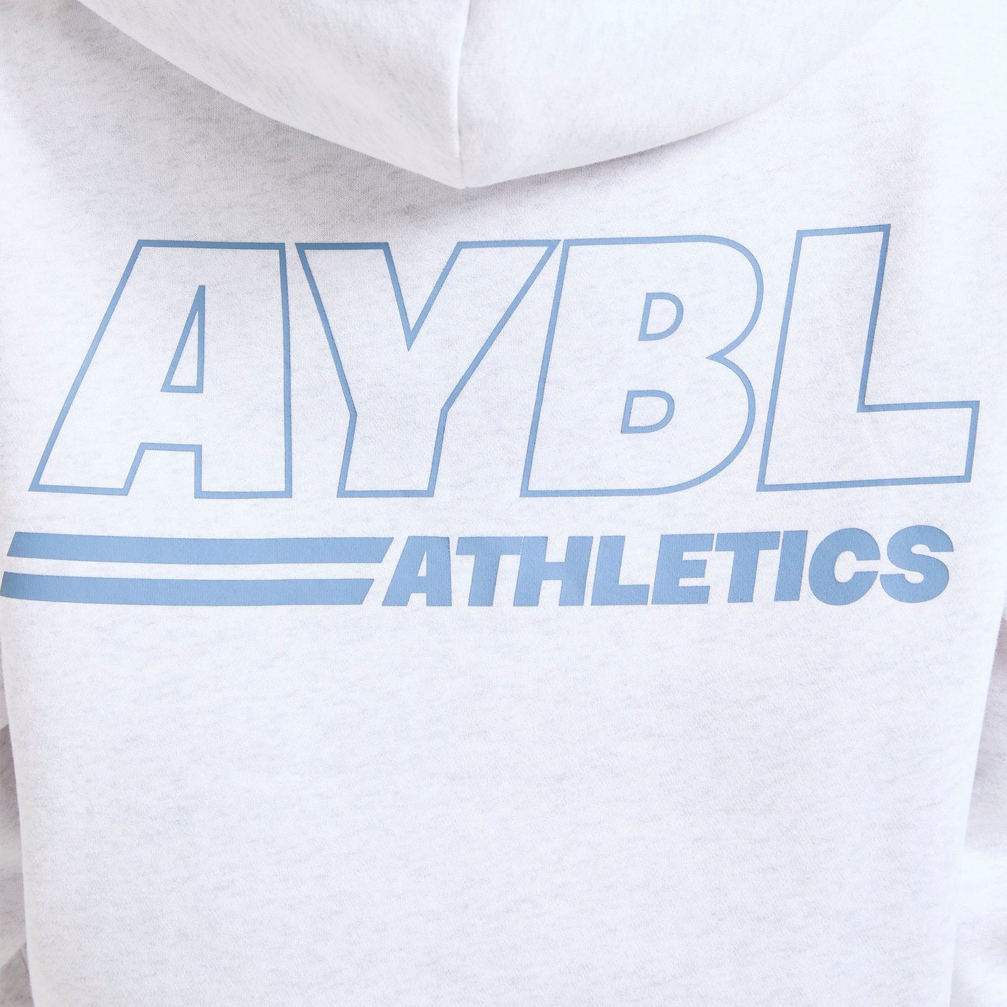 Women's AYBL Athletics Track Oversized Hoodie - Heather Grey/Slate