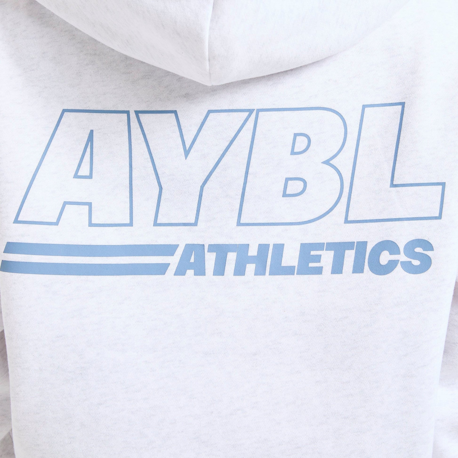 Women's AYBL Athletics Track Oversized Hoodie - Heather Grey/Slate