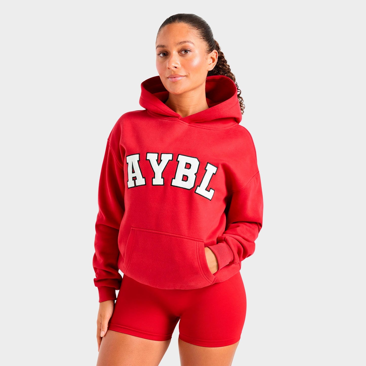 Women's AYBL Varsity 2.0 Oversized Hoodie - Red
