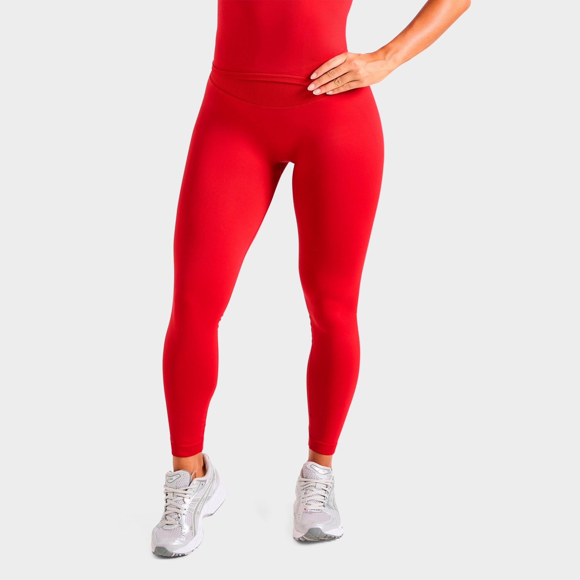 Women's AYBL Enhance Seamless Leggings - Red