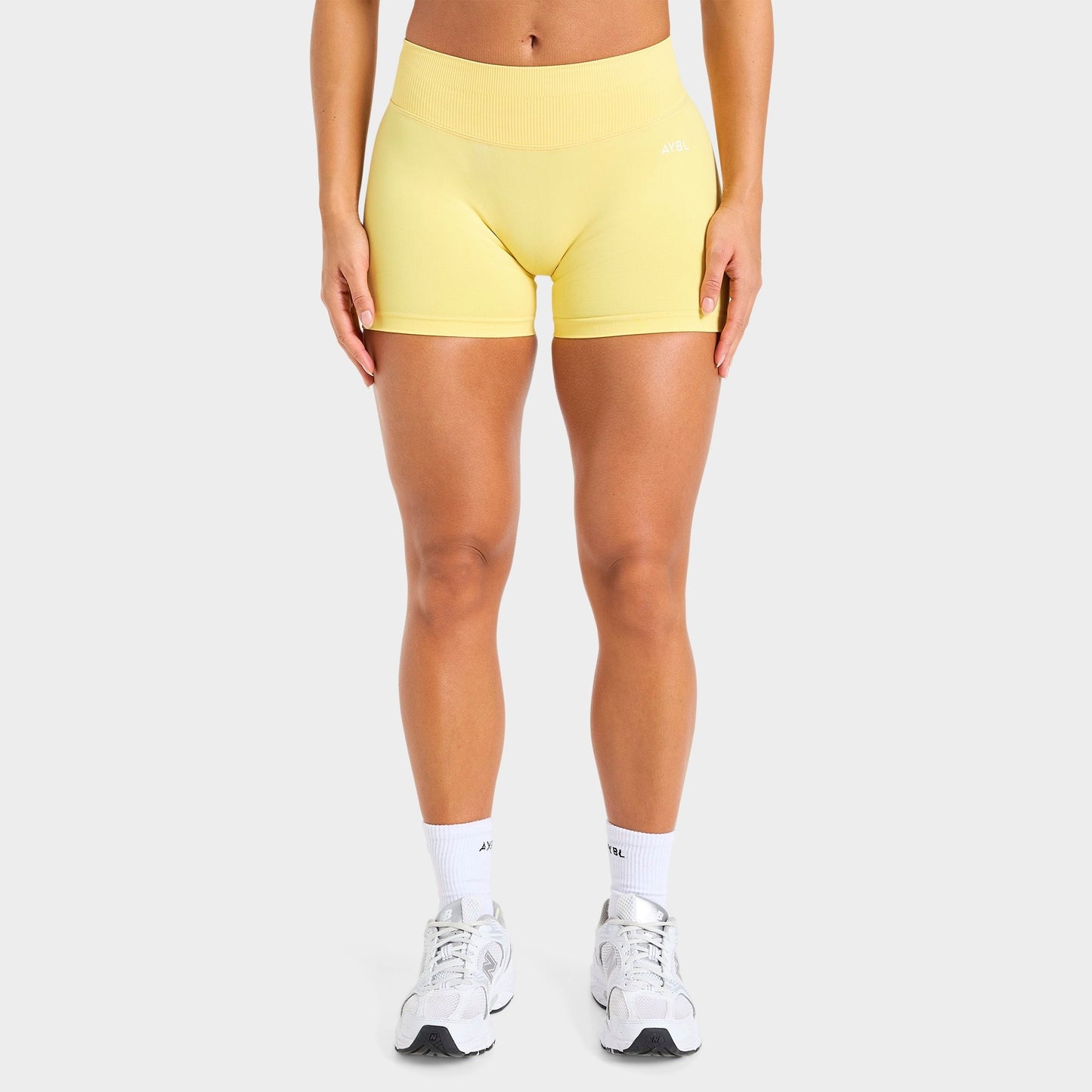Women's AYBL Enhance Seamless Shorts - Bright Yellow