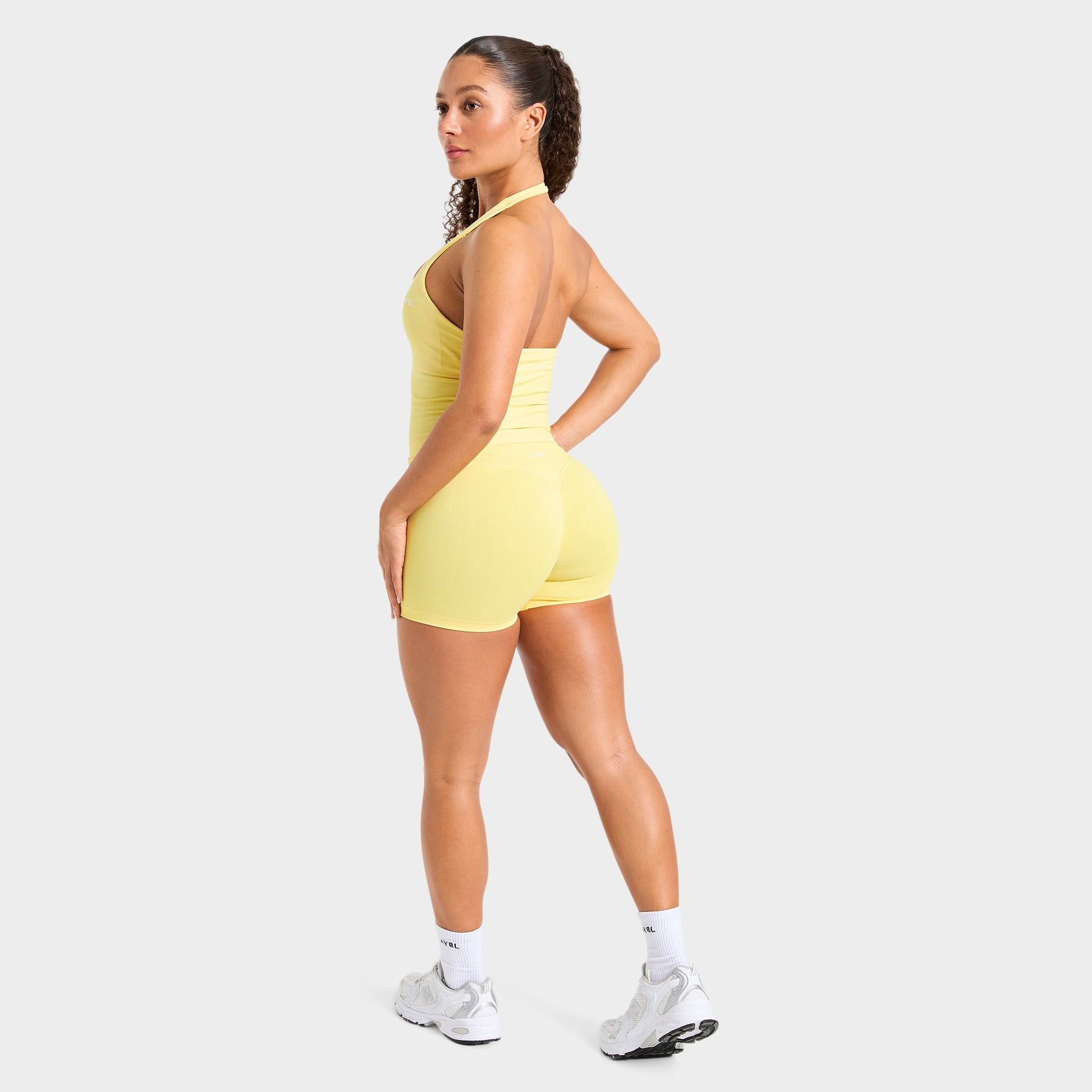 Women's AYBL Enhance Seamless Shorts - Bright Yellow
