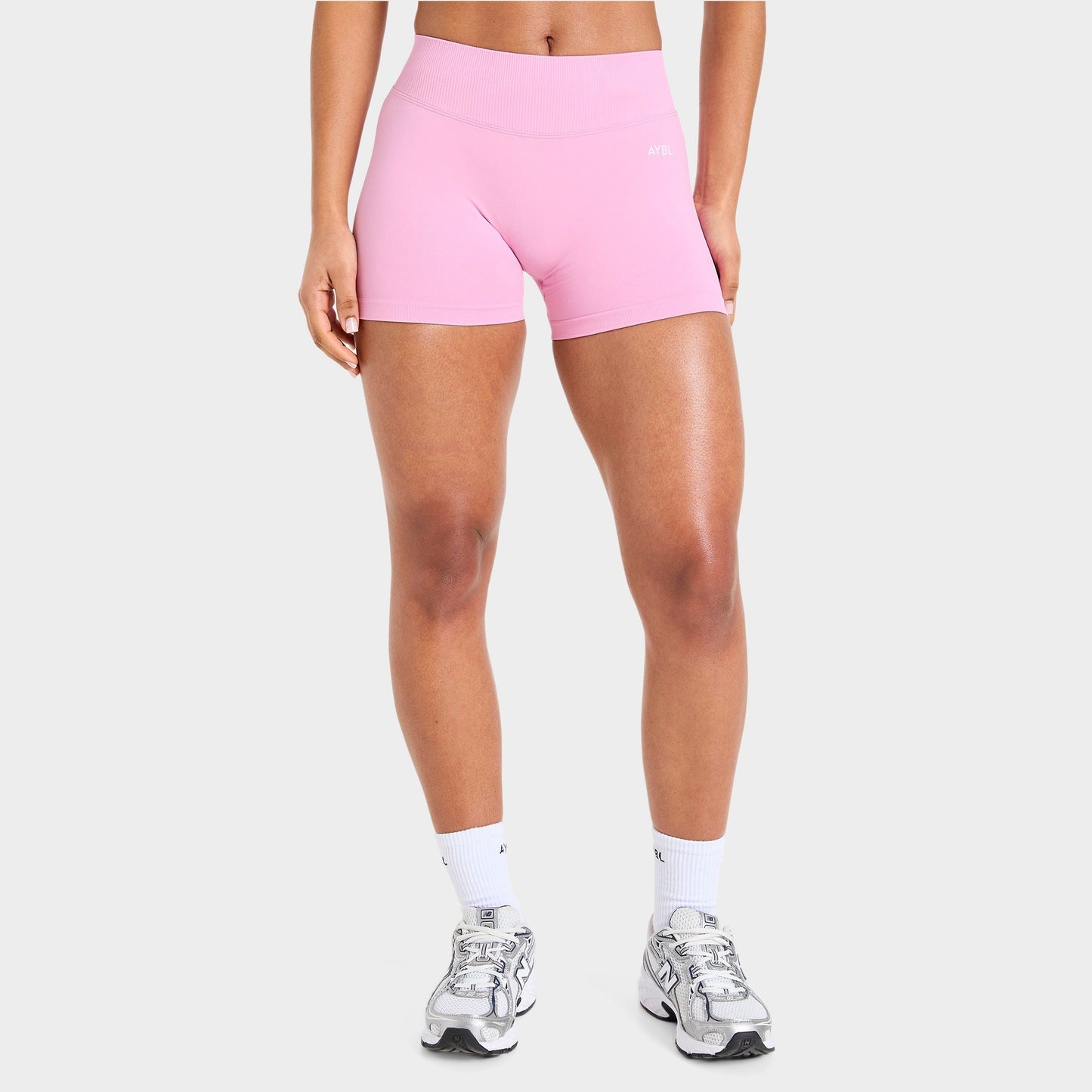 Women's AYBL Enhance Seamless Shorts - Sugar Pink