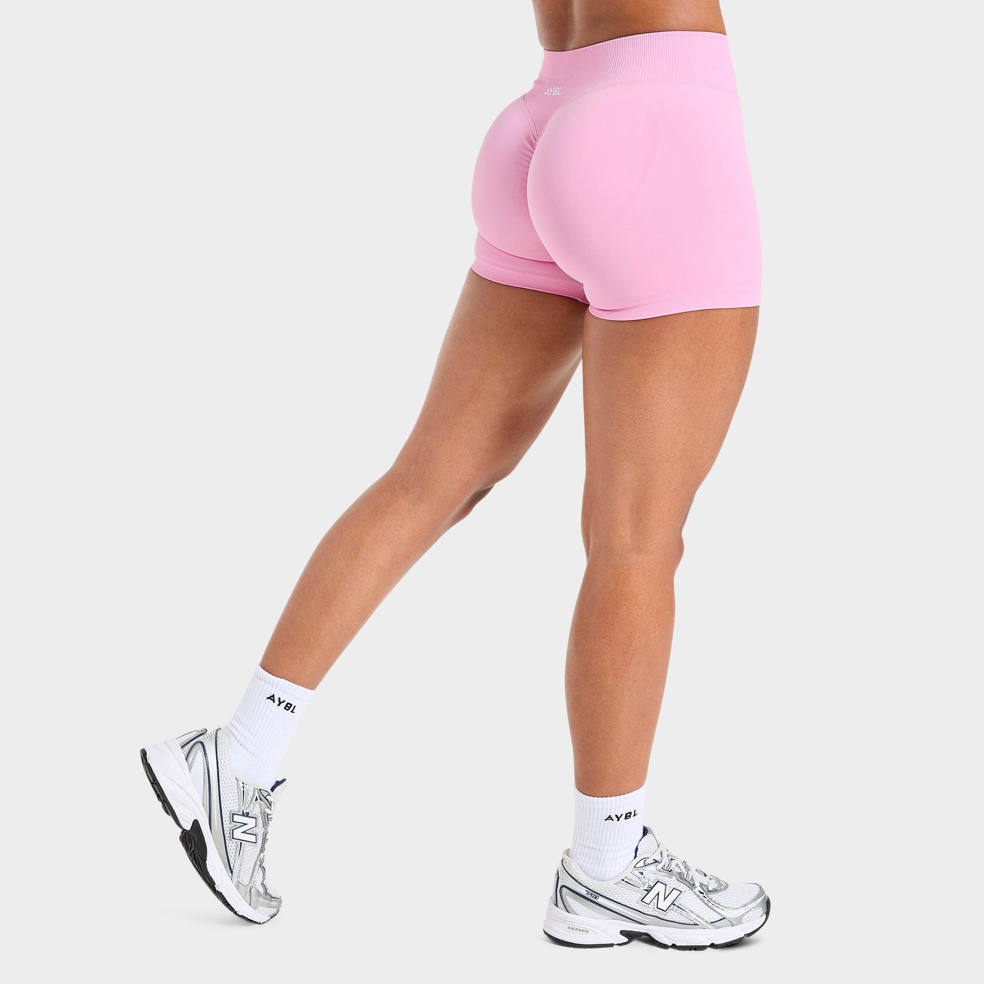 Women's AYBL Enhance Seamless Shorts - Sugar Pink