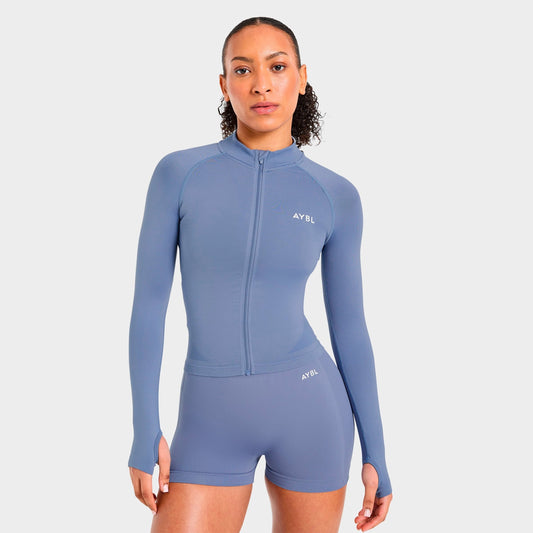 Women's AYBL Empower Seamless Full-Zip Jacket - Slate