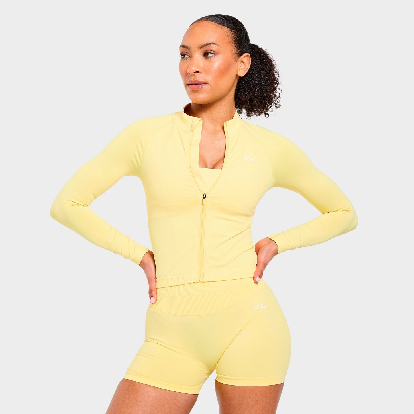 Women's AYBL Enhance Seamless Full-Zip Jacket - Bright Yellow