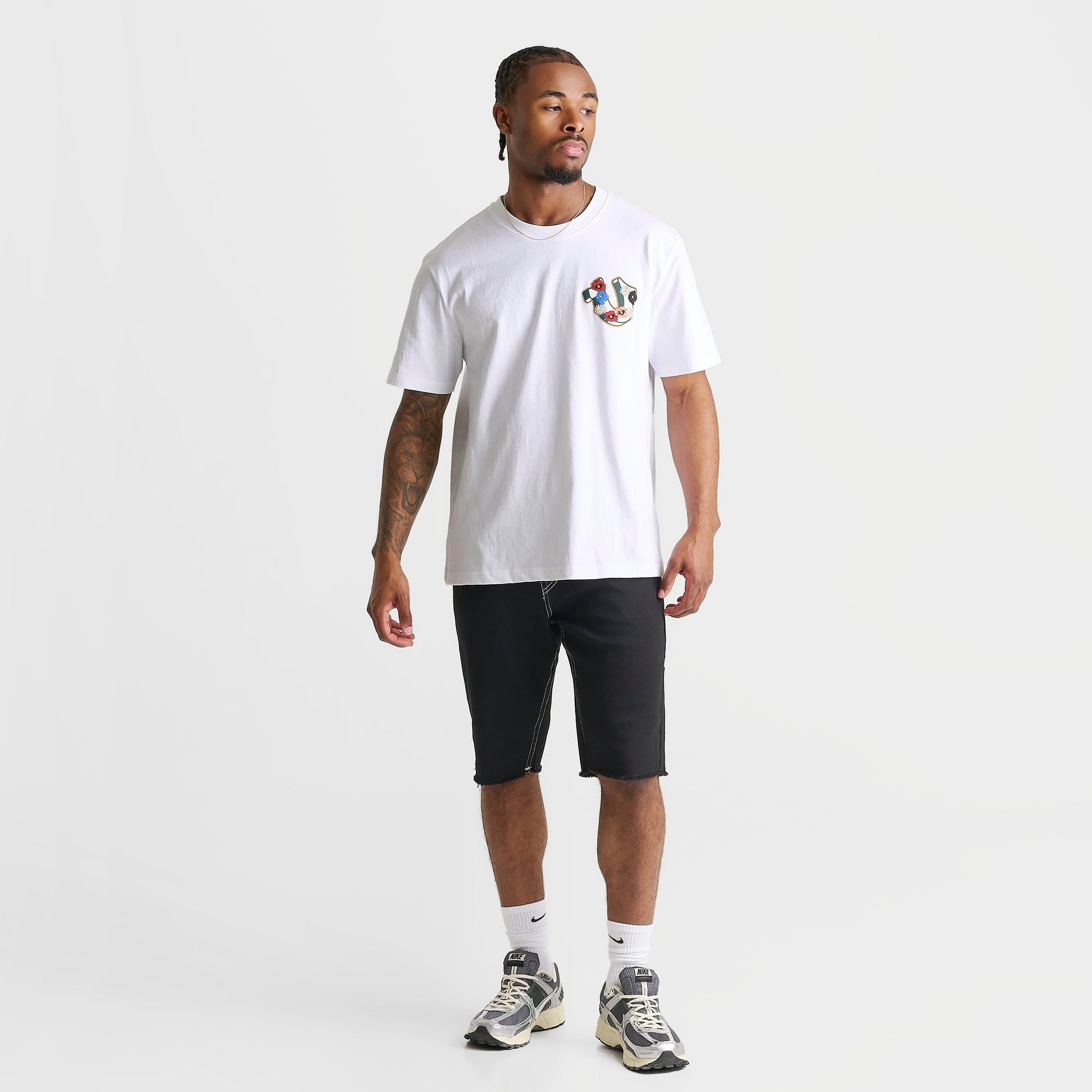 Men's True Religion Garden Horseshoe Logo Heavyweight T-Shirt - White
