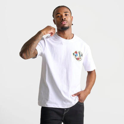 Men's True Religion Garden Horseshoe Logo Heavyweight T-Shirt - White
