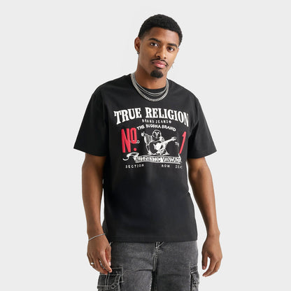 Men's True Religion Vintage No. 1 Heavyweight T-Shirt - Black