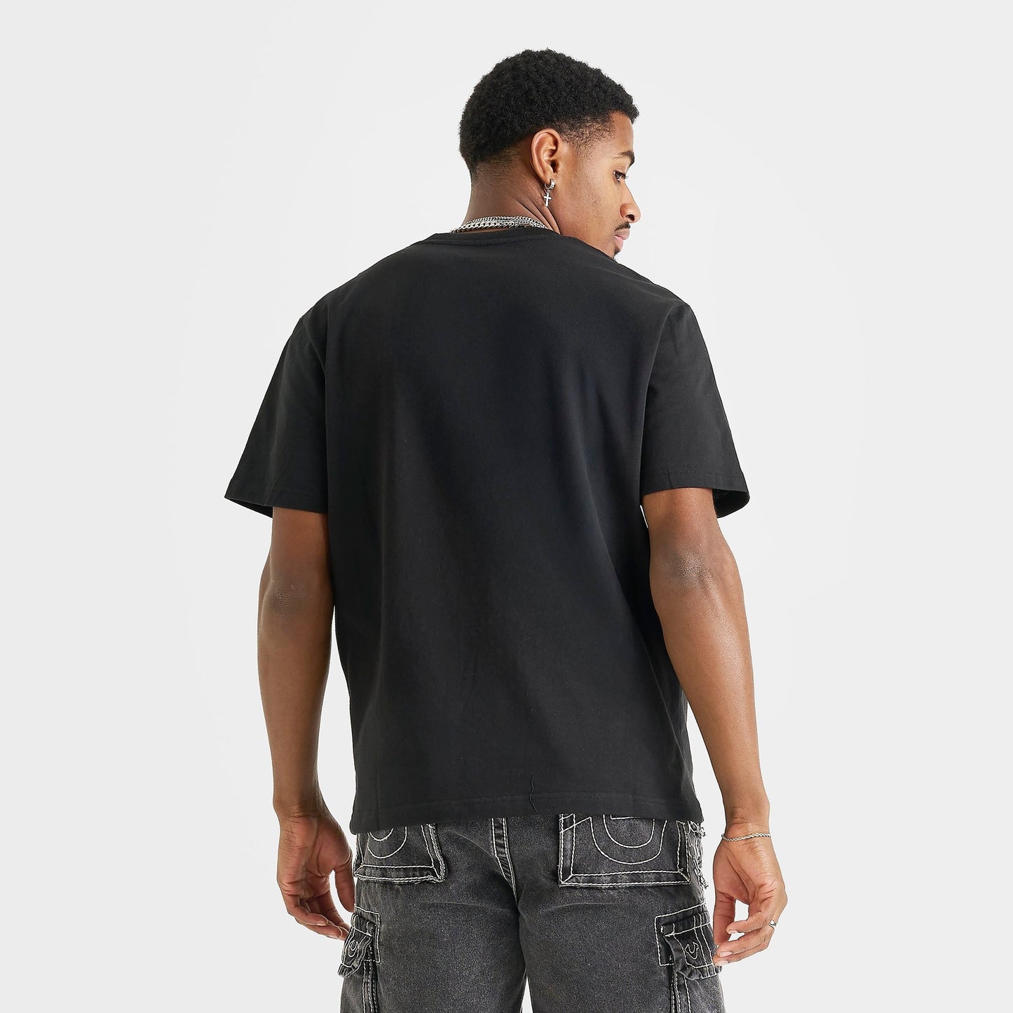 Men's True Religion Vintage No. 1 Heavyweight T-Shirt - Black