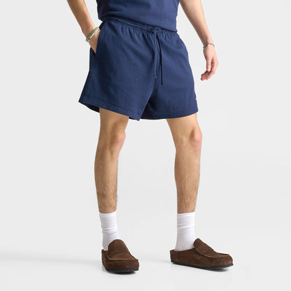 Men's Polo Ralph Lauren Script Crest Logo 5" Jersey Shorts - Newport Navy
