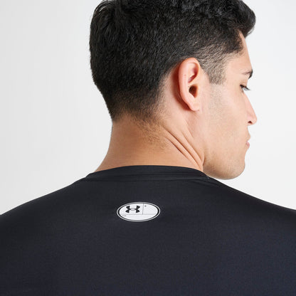 Men's Under Armour HeatGear® Long-Sleeve Training Top - Black/White