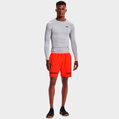 Men's Under Armour HeatGear® Long-Sleeve Training Top - Mod Grey/Black