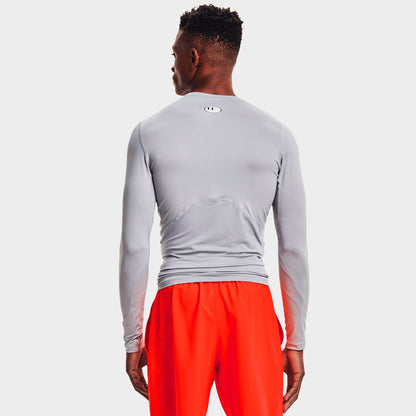 Men's Under Armour HeatGear® Long-Sleeve Training Top - Mod Grey/Black
