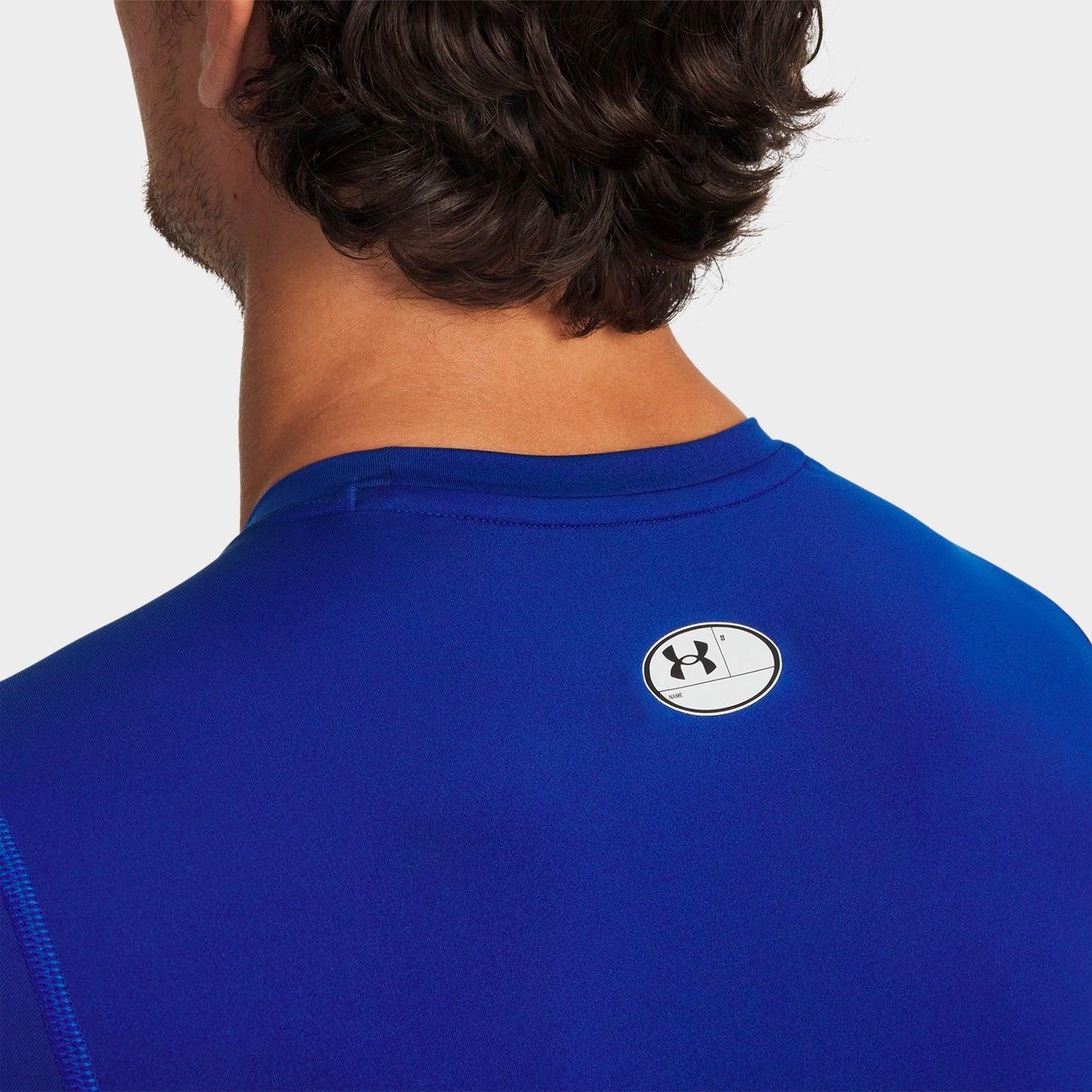 Men's Under Armour HeatGear® Long-Sleeve Training Top - Royal/White