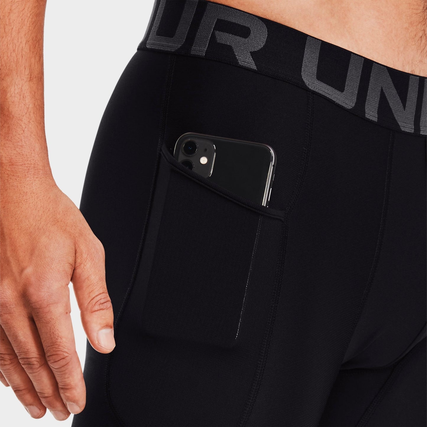 Men's Under Armour HeatGear® Training Leggings - Black/White