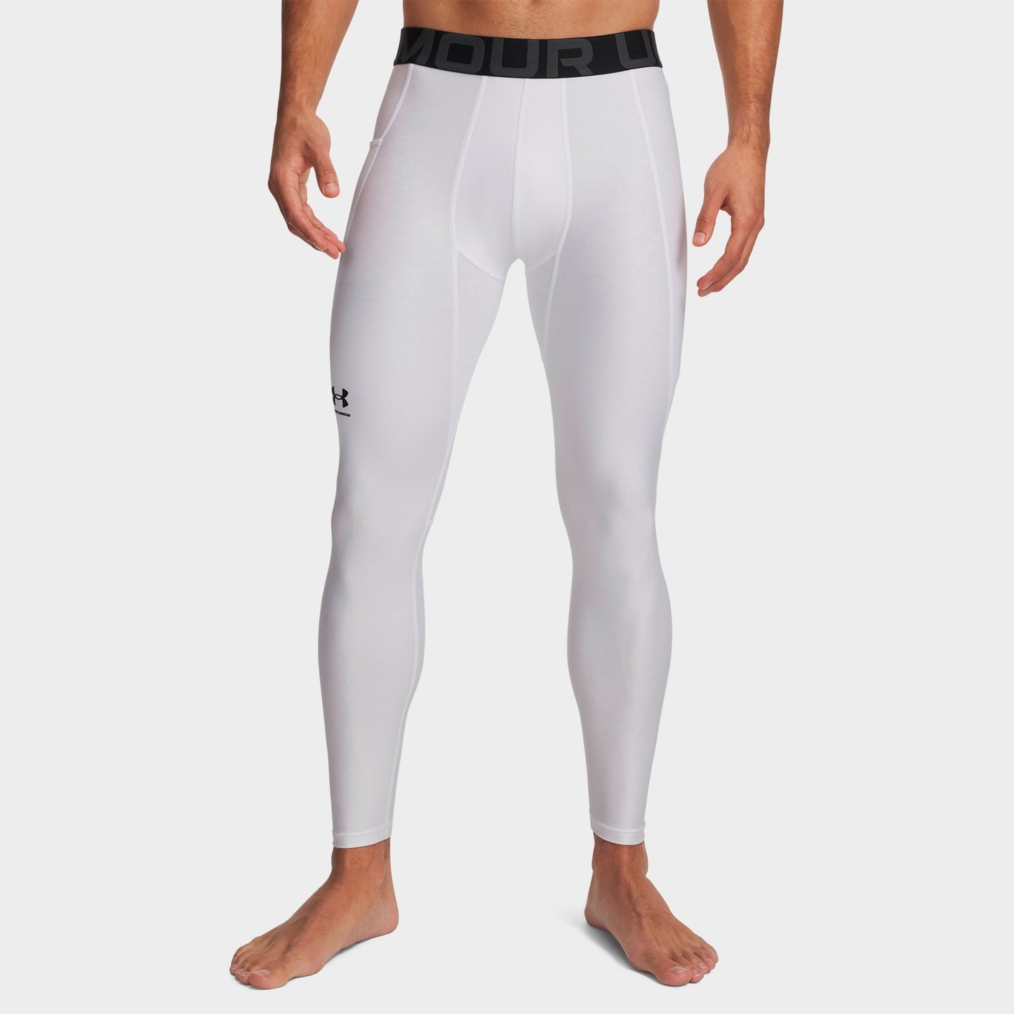 Men's Under Armour HeatGear® Training Leggings - White/Black