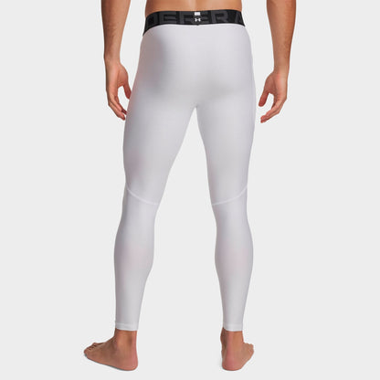 Men's Under Armour HeatGear® Training Leggings - White/Black