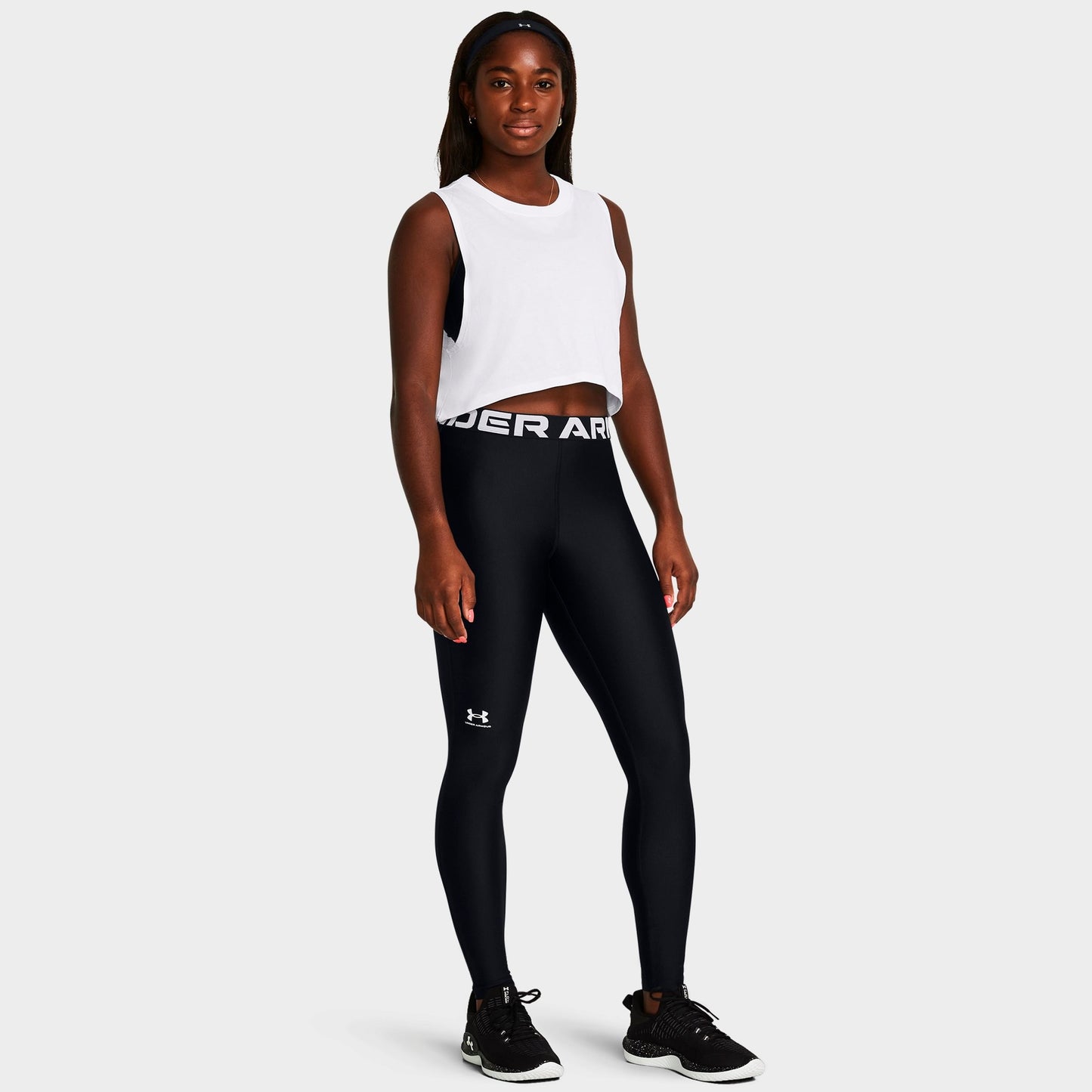 Women's Under Armour Heatgear® Leggings - Black/White