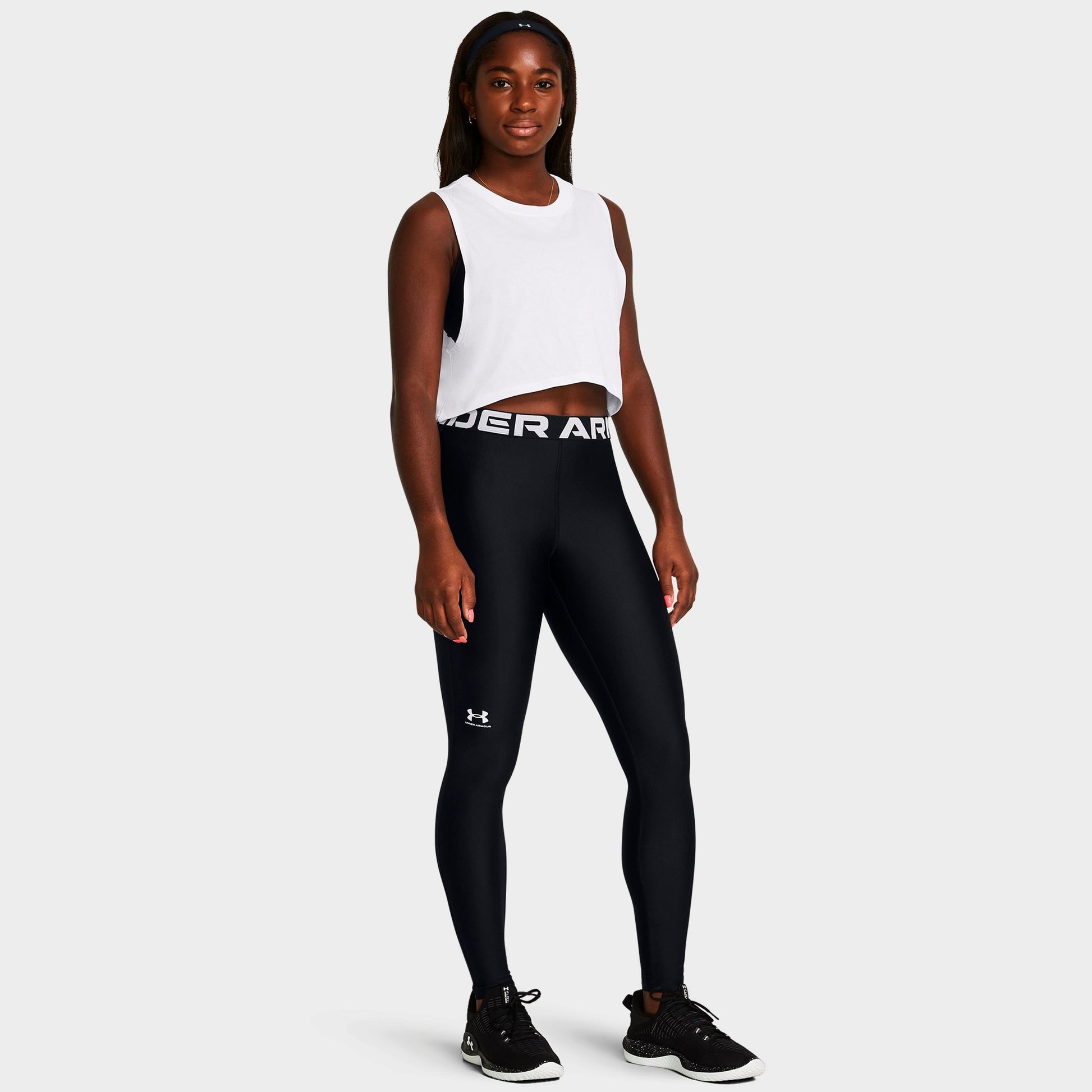 Women's Under Armour Heatgear® Leggings - Black/White