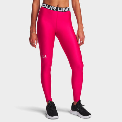 Women's Under Armour Heatgear® Leggings - Shaded Fuchsia/White