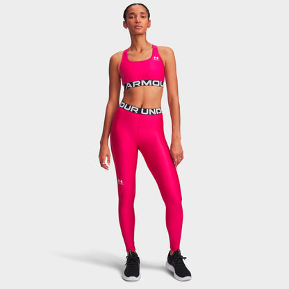 Women's Under Armour Heatgear® Leggings - Shaded Fuchsia/White