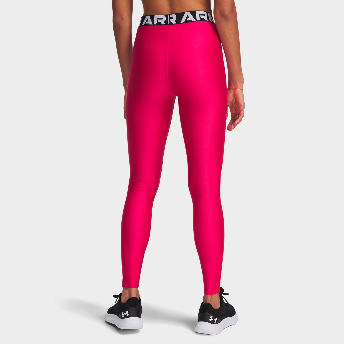 Women's Under Armour Heatgear® Leggings - Shaded Fuchsia/White