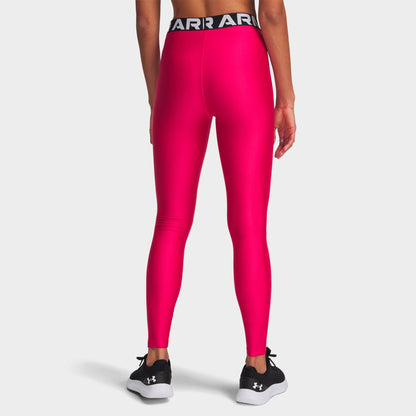 Women's Under Armour Heatgear® Leggings - Shaded Fuchsia/White