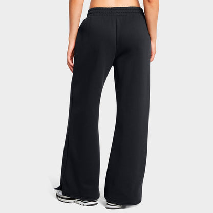 Women's Under Armour Icon Fleece Jogger Pants - Black/White