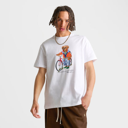 Men's Polo Ralph Lauren Summer Polo Bear Jersey T-Shirt - White/Summer Bear