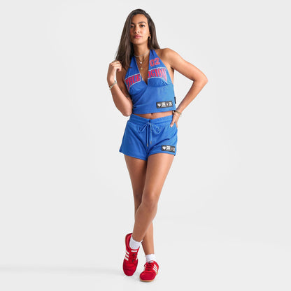 Women's True Religion Printed Sporty Mesh Halter Top - Super Sonic
