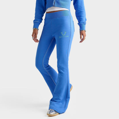 Women's True Religion Big T Flare Sweatpants - Super Sonic