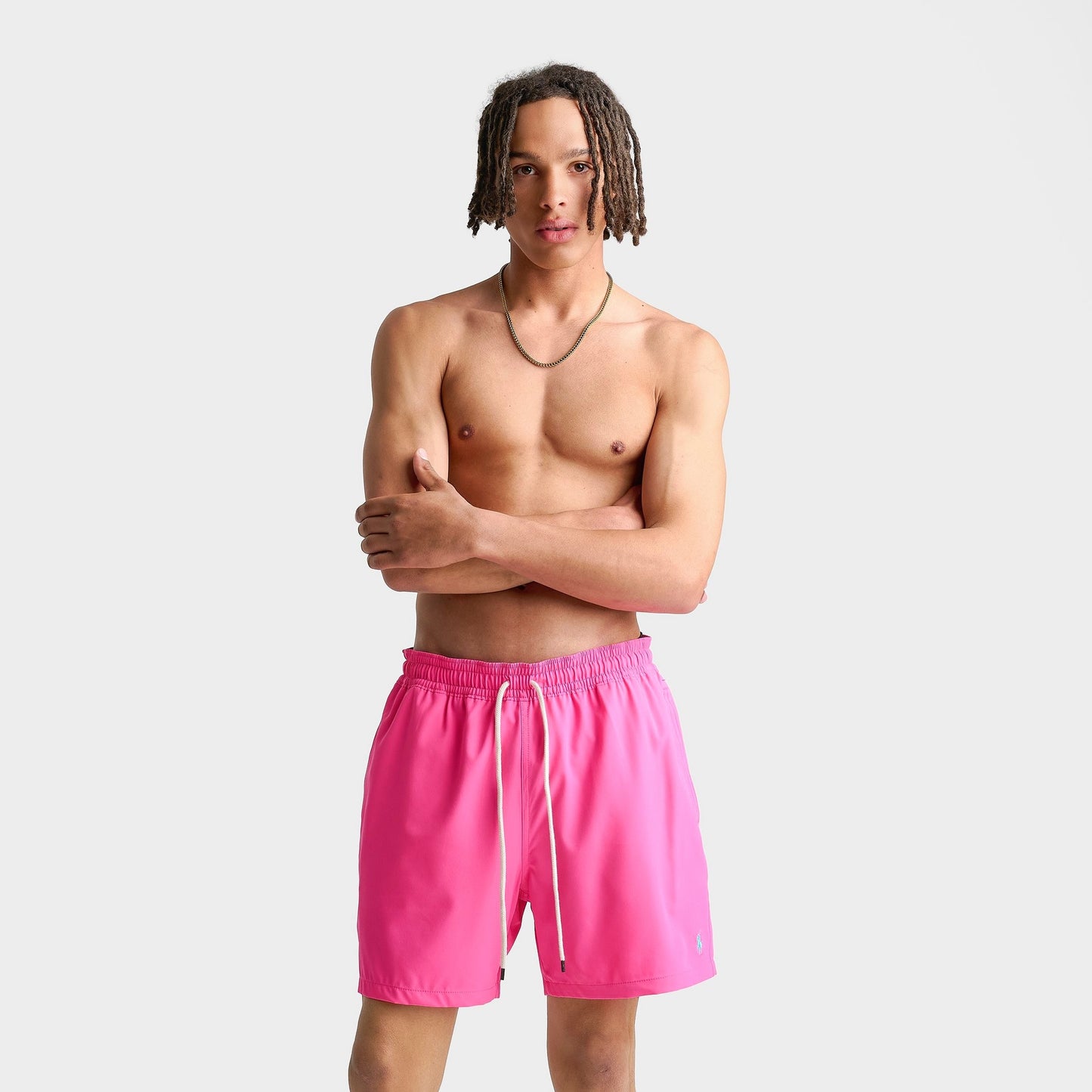 Men's Polo Ralph Lauren Traveler Swim Shorts - Baja Pink
